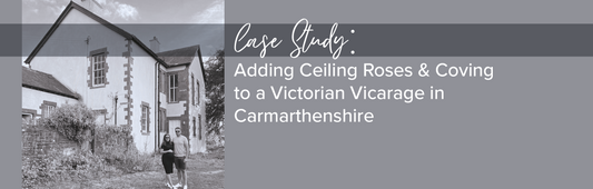 Ceiling Roses & Coving Enhance a Victorian Vicarage in Carmarthenshire