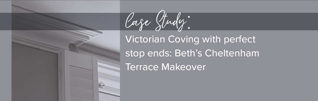 Victorian Coving with perfect stop ends: Beth’s Cheltenham Terrace Makeover