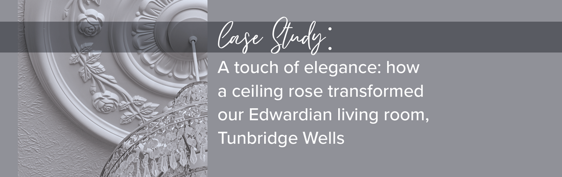 A touch of elegance: how a ceiling rose transformed our Edwardian living room, Tunbridge Wells