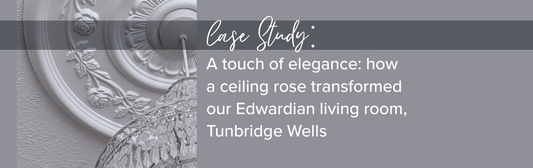 A touch of elegance: how a ceiling rose transformed our Edwardian living room, Tunbridge Wells