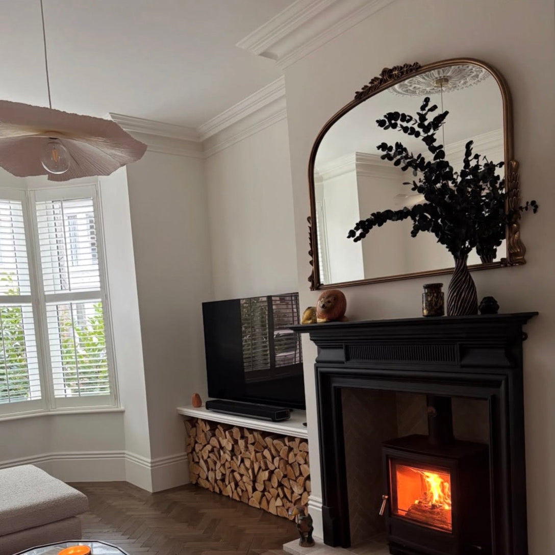 Large Plaster Coving Victorian Swan Neck Drop 170mm LPC017