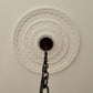 Close of Large Victorian Ceiling Rose