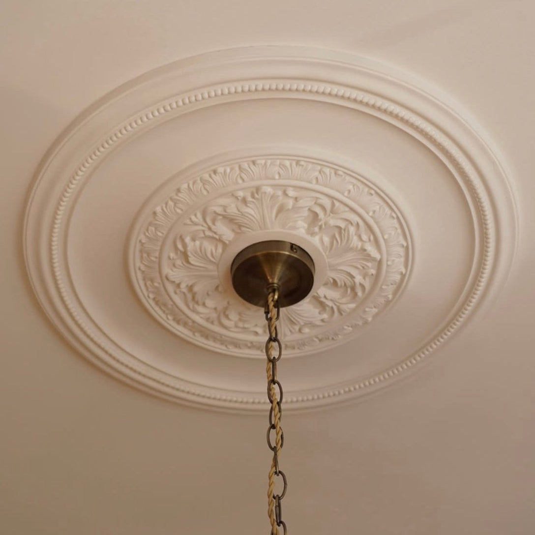 Close up of Victorian Plaster Ceiling Rose