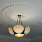 Example of Large Ornate Plaster Ceiling Rose Installed. 