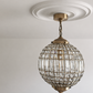 Timeless installed plaster ceiling rose