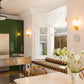 Acanthus Leaf Plaster Coving in Family Kitchen