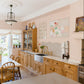 Acanthus Leaf Plaster coving in Family Kitchen