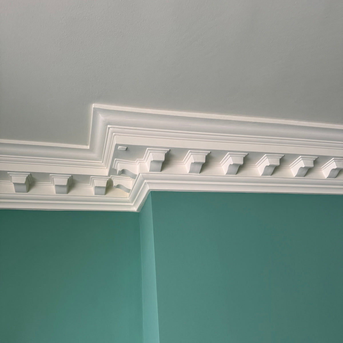 Large Victorian Modillion Plaster Coving 160mm | Plaster Ceiling Roses