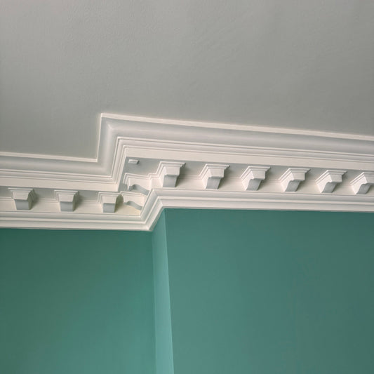 extra large Victorian plaster cornice