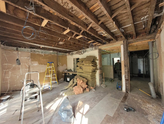 House undergoing construction