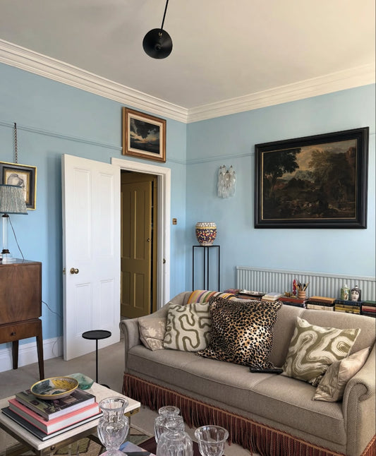 Large Victorian coving installed in Victorian living room