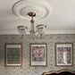 Victorian Plaster Ceiling Rose in Main Bedroom
