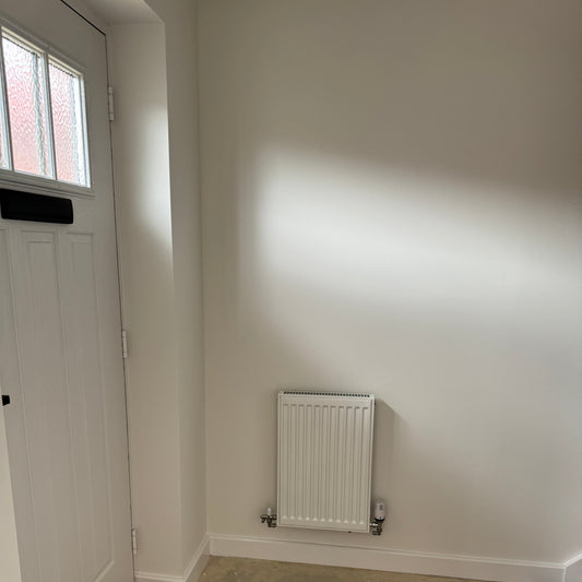 room before ceiling rose instillation