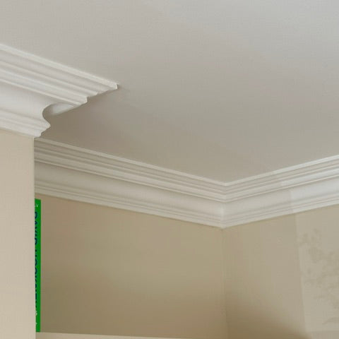close up swan neck victorian coving