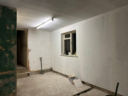 kitchen before coving instillation project