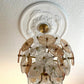 Close up of Ornate Victorian Plaster Ceiling Rose