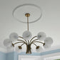 Rope Plaster Ceiling Rose installed in Modern Interior