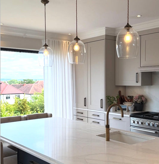 ogee victorian plaster cornice fitted in kitchen
