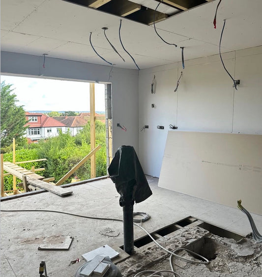 kitchen during renovation