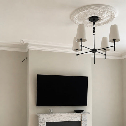 ornate victorian plaster ceiling rose