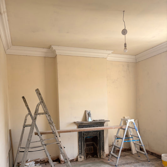 swan neck cornice during instillation 