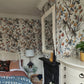 Example of Acanthus leaf cornice installed in master bedroom