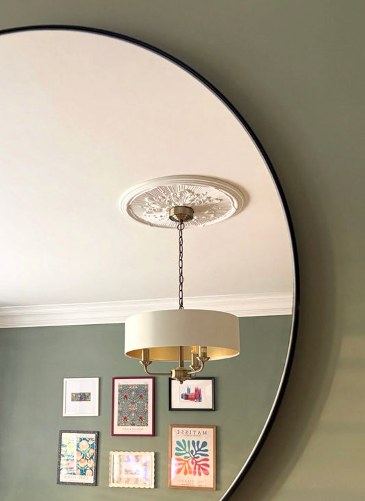 victorian ornate plaster ceiling rose