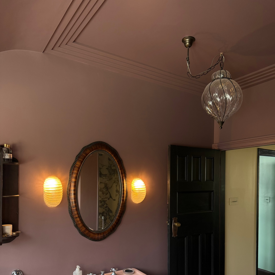 Art Deco Plaster coving in Bathroom