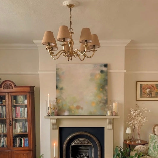 living room without plaster ceiling rose