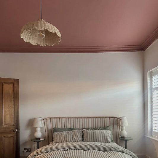 swan neck plaster coving fitted in bedroom