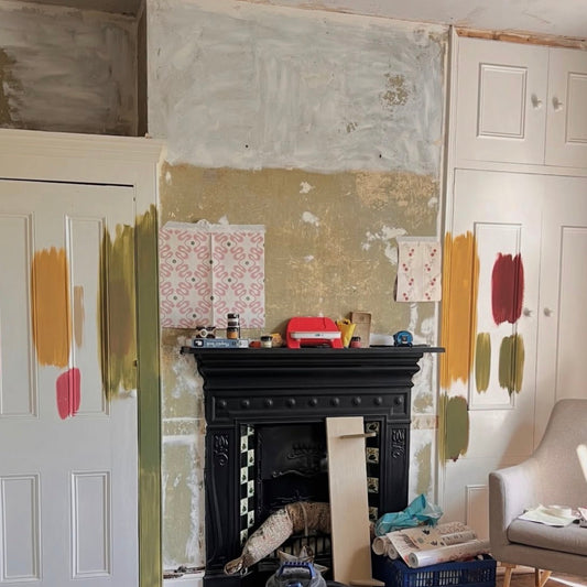 room prior to swan neck coving instillation