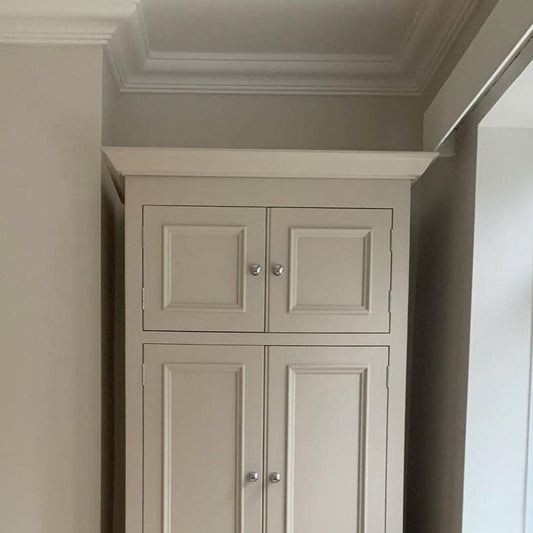 ogee plaster coving fitted in living room