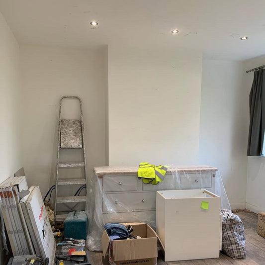 house before coving instillation