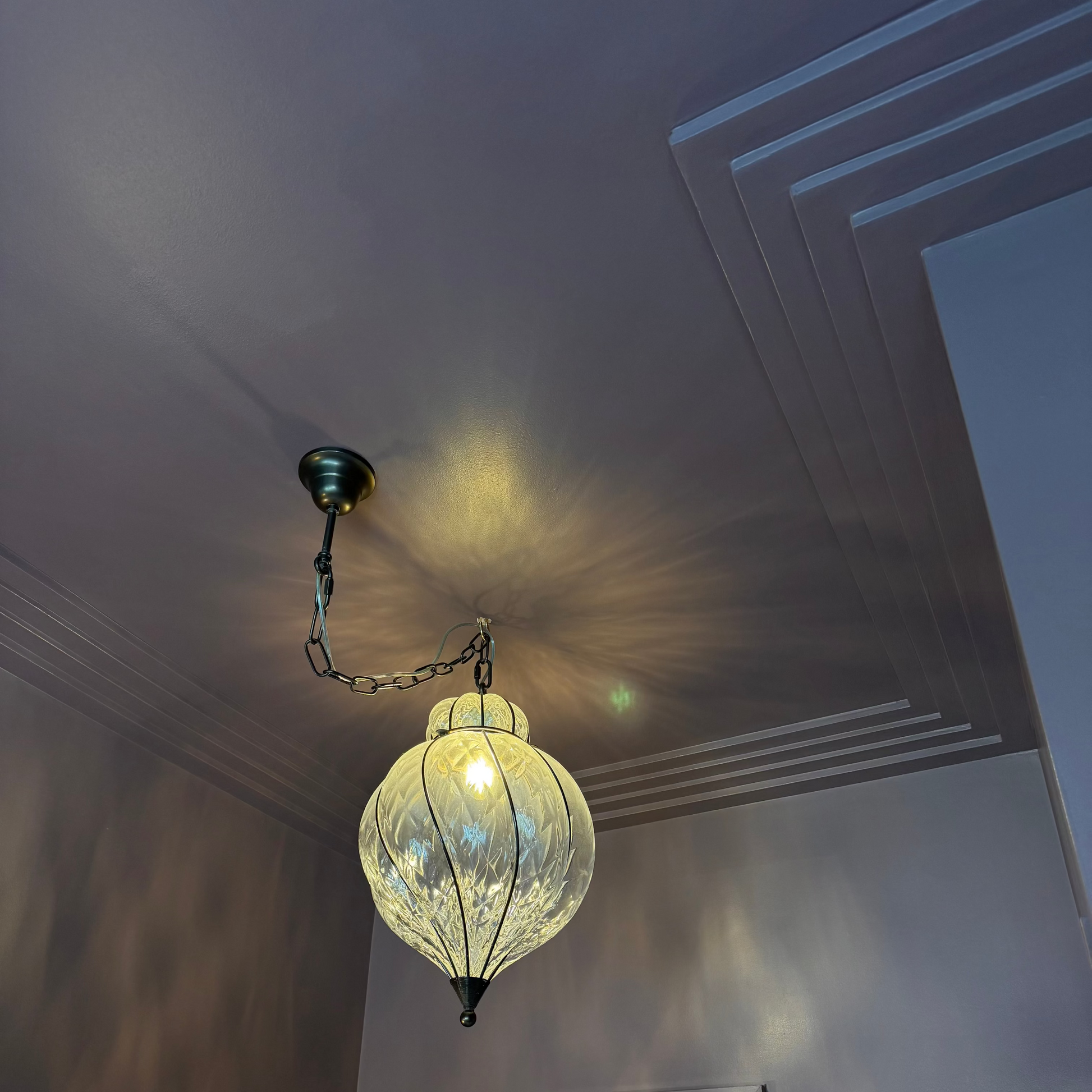 Example of Installed Art Deco Plaster Coving