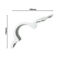 Large Plaster Coving Victorian Swan Neck Drop 170mm LPC017