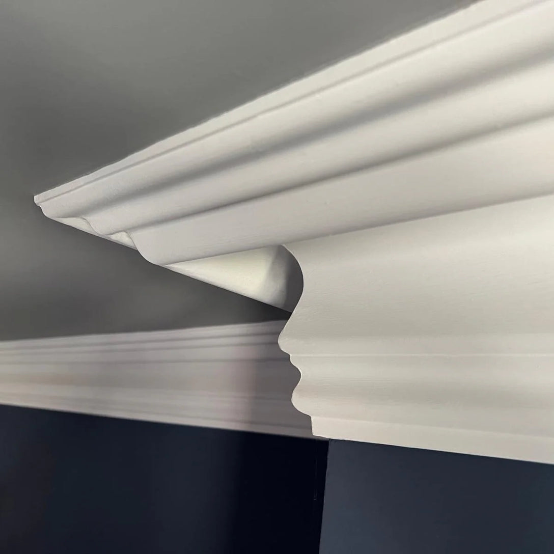 Coving Traditional Victorian Plaster Coving 150mm | Plaster Ceiling Roses