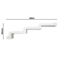 Large 3 Step Art Deco Plaster Coving LPC075 Drop 90MM Projection 280MM