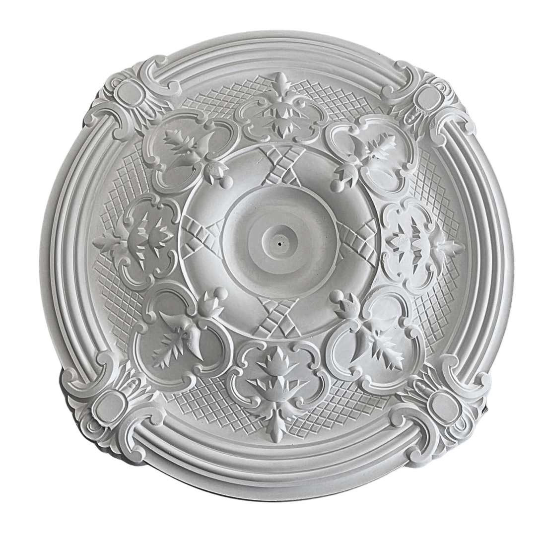 Technical diagram showing ceiling rose diameter: 680mm