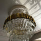 Large Ornate Plaster Ceiling Rose Installed In Victorian Terrace