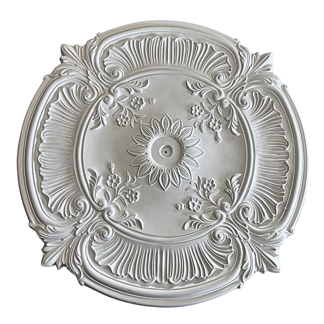 Technical diagram showing ceiling rose diameter: 760mm