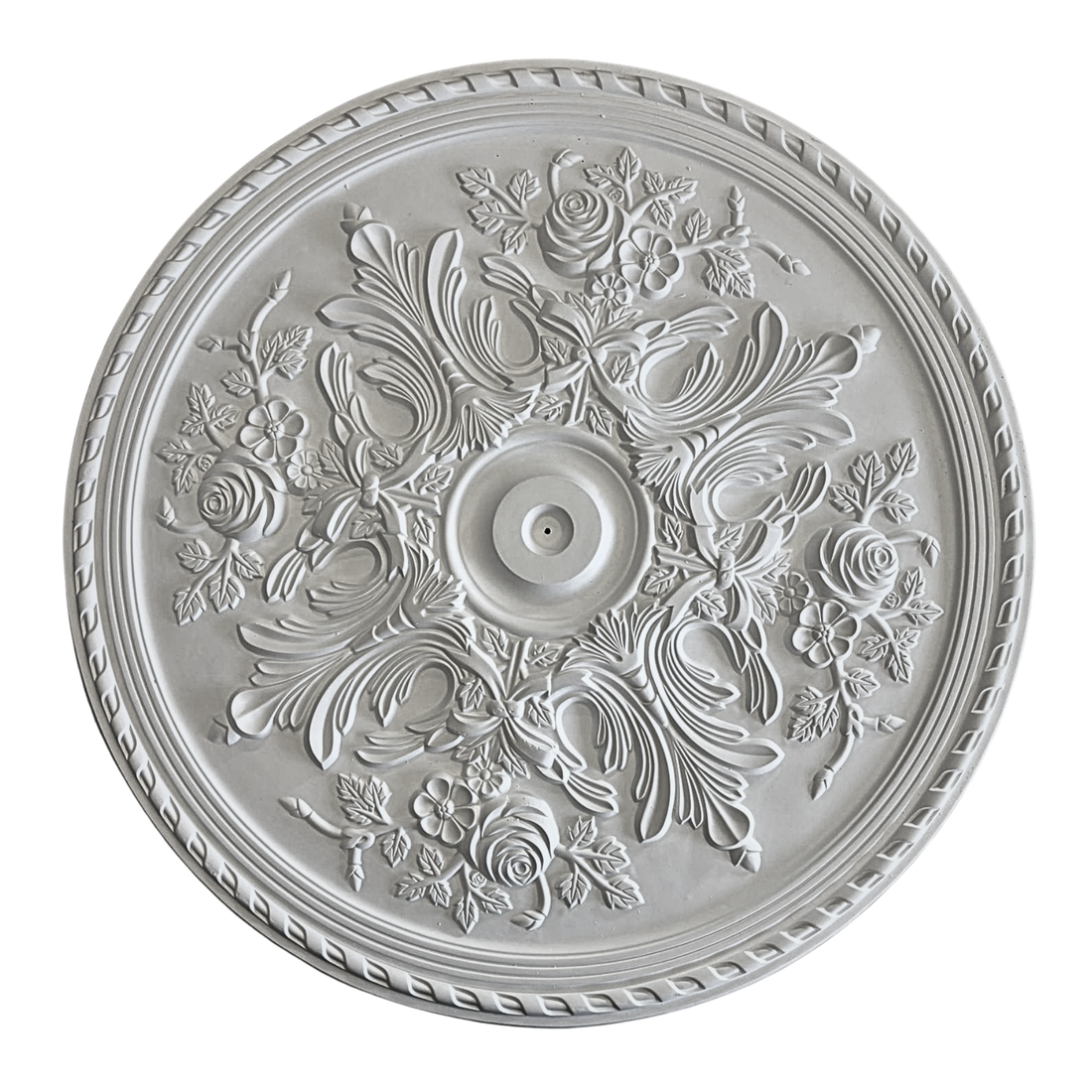 Technical diagram showing ceiling rose diameter: 830mm
