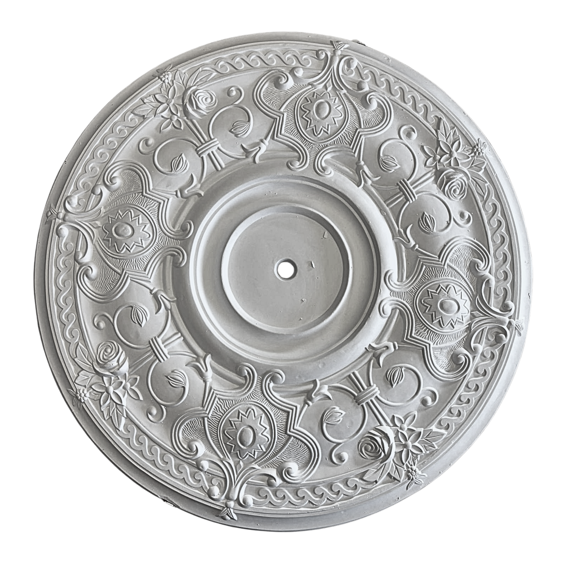 Technical diagram showing ceiling rose diameter: 710mm