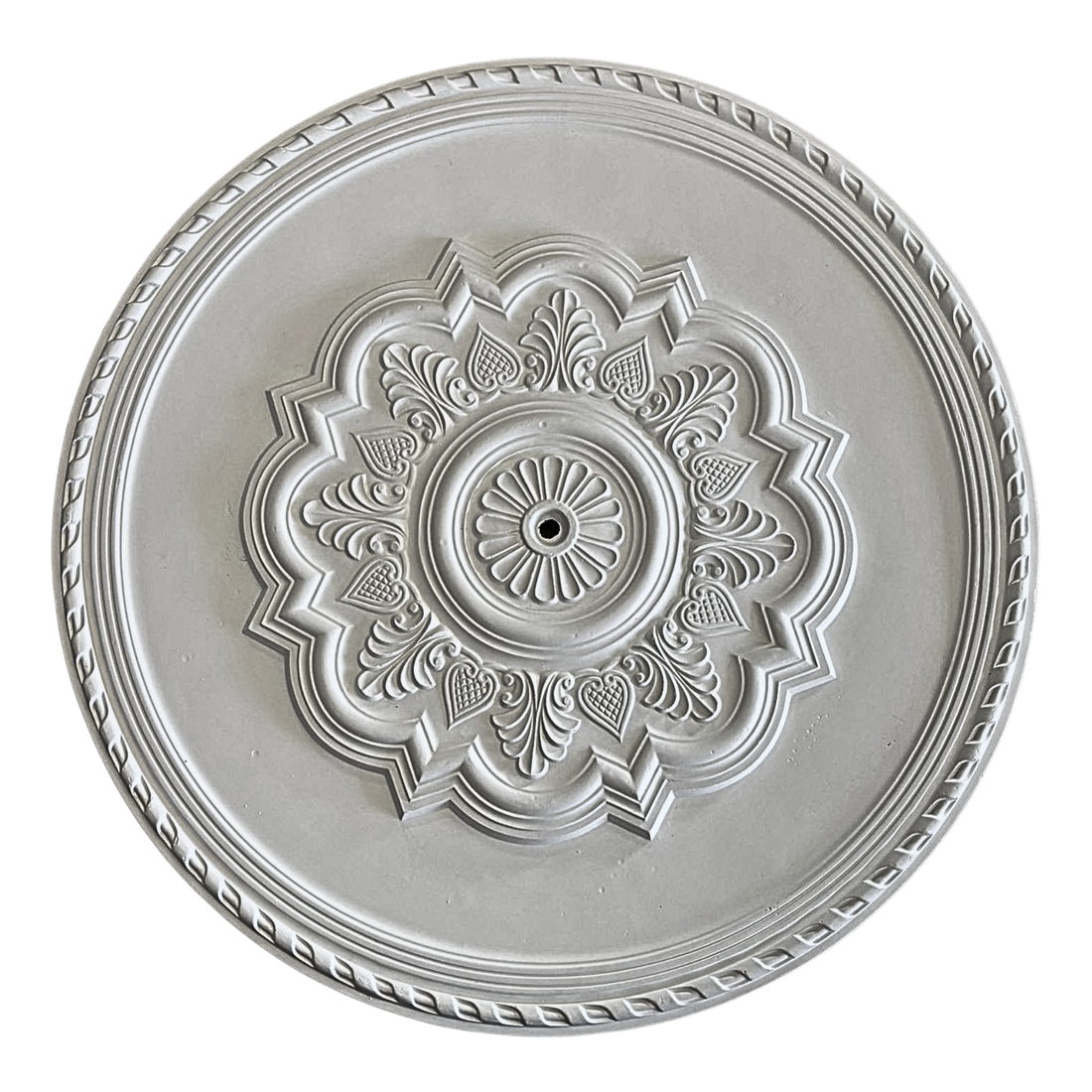 Technical diagram showing ceiling rose diameter: 830mm