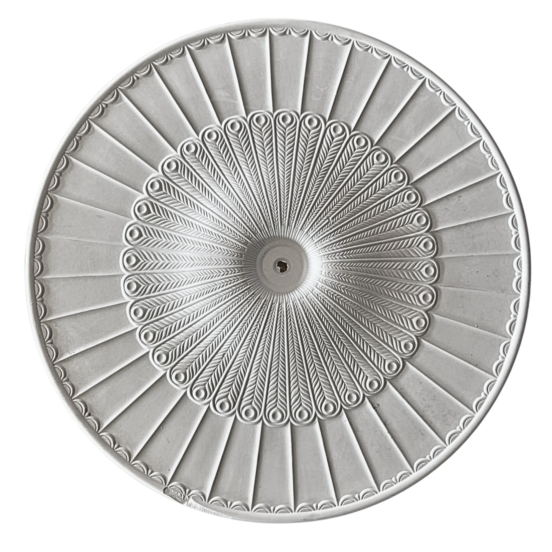 Technical diagram showing ceiling rose diameter: 930mm