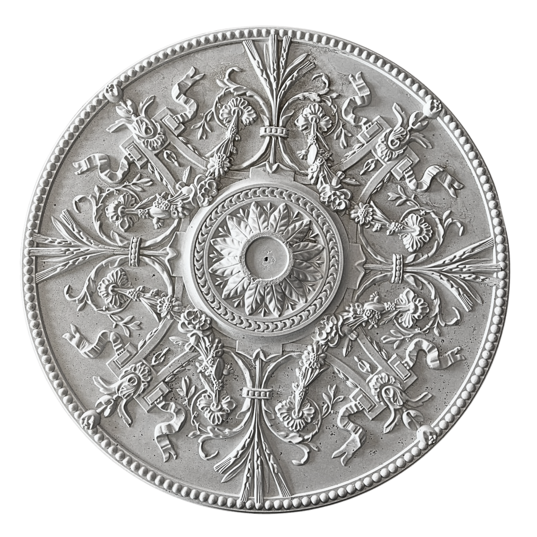 Technical diagram showing ceiling rose diameter: 840mm