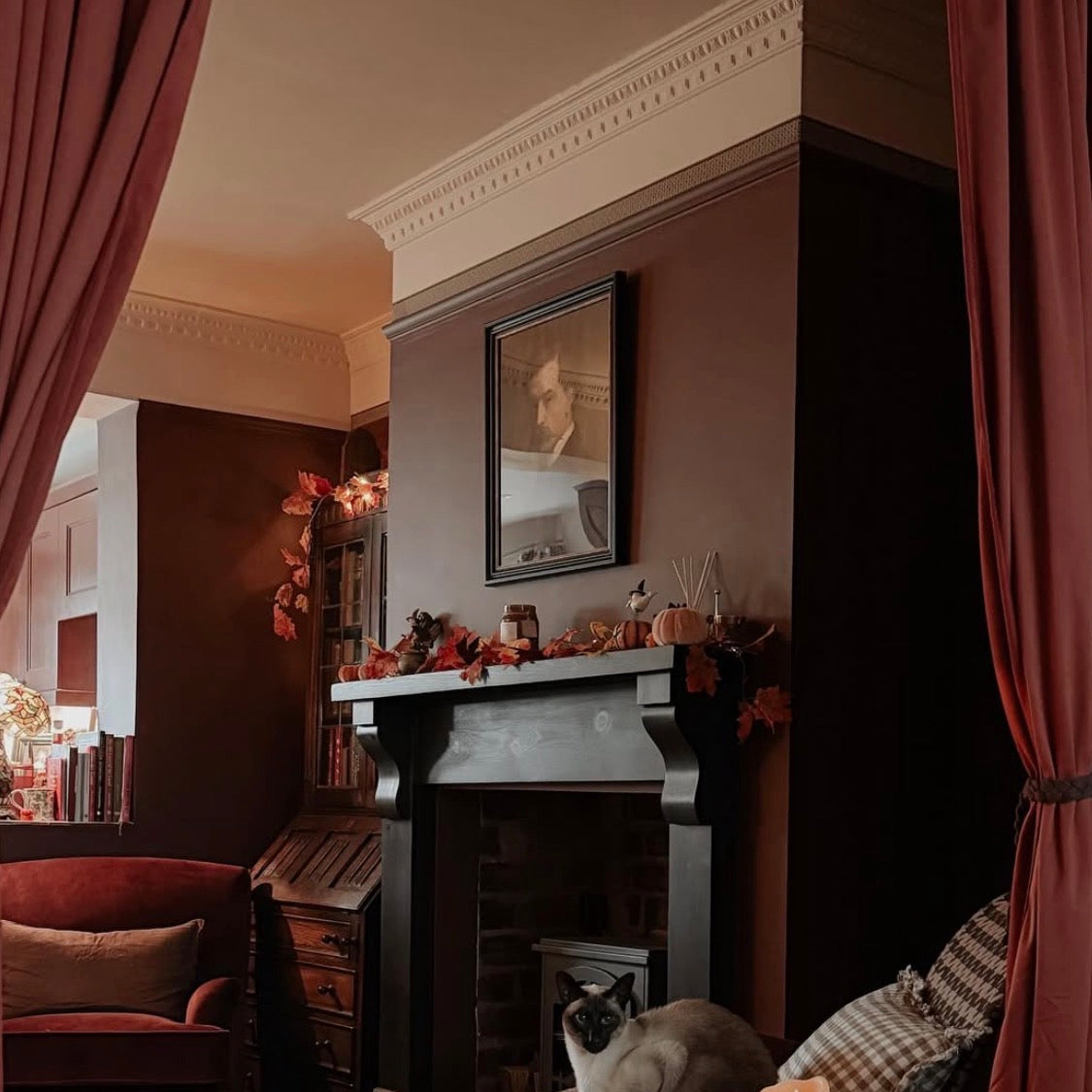 Victorian Interior featuring plaster coving