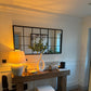 Ogee plaster coving in cozy hallway