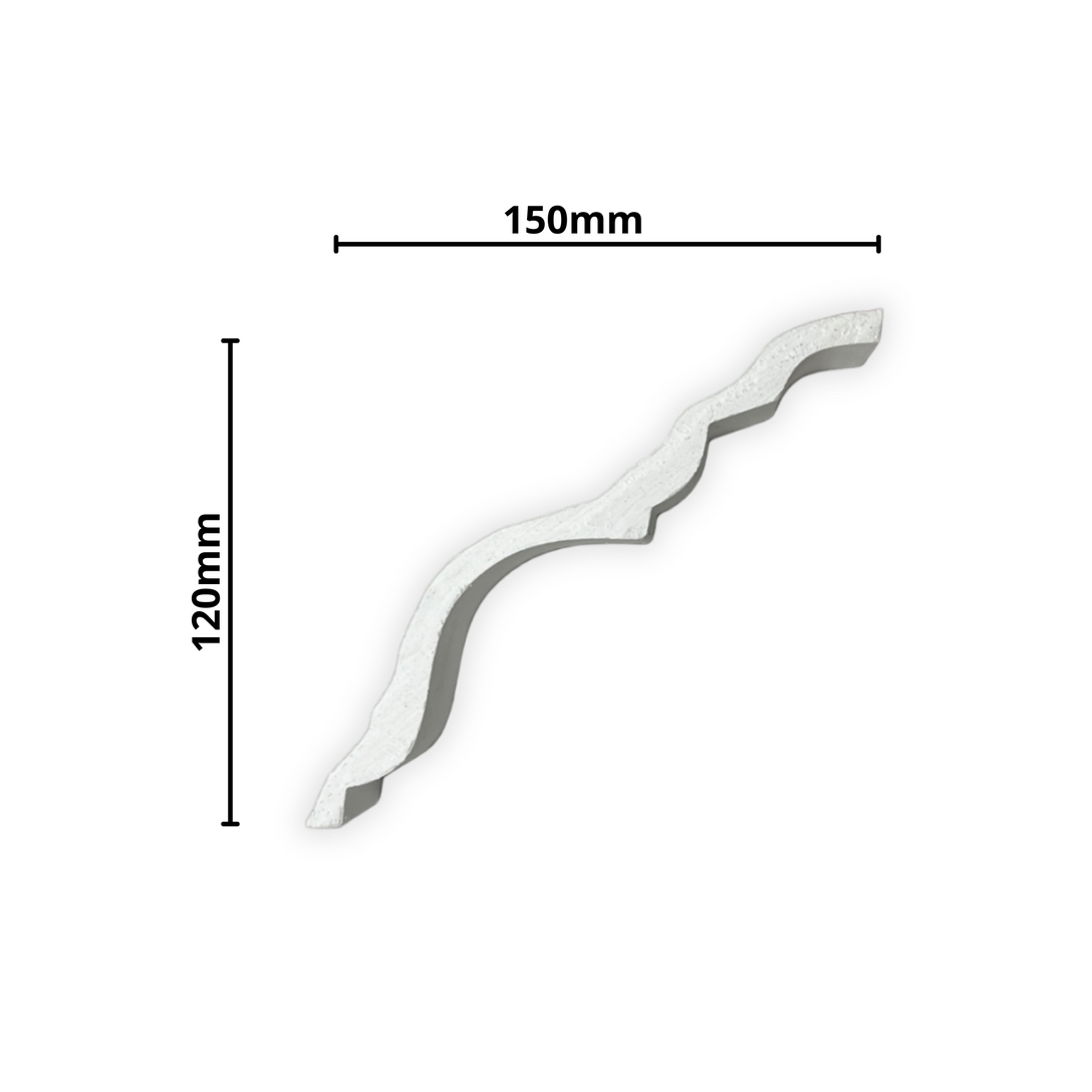 Victorian Plaster Cornice 120MM Drop, MPC071