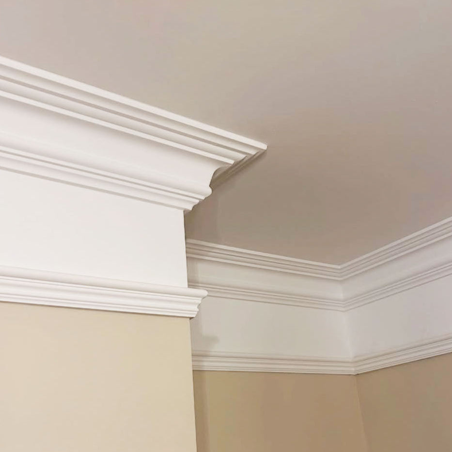 Victorian Coving York Medium Straight Run Drop 120mm MPC072