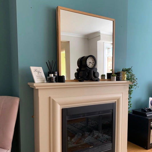 Living room before plaster ceiling rose installation 